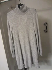 NWT women's long sleeve dress A. Byer Size L light gray RETAIL 49.00