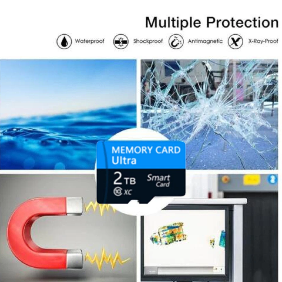 New Memory Card 2TB High Speed Sd Card Flash TF Me Phone Camera Game Consoles - Image 4 of 4