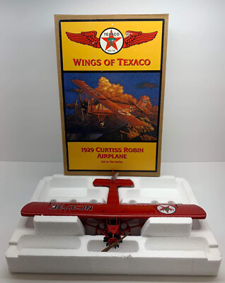 Wings Of Texaco Ertl 1929 Curtiss Robin Airplane 6 In The Series