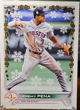 Jeremy Pena 2022 Topps Holiday #HW129 RC Houston Astros