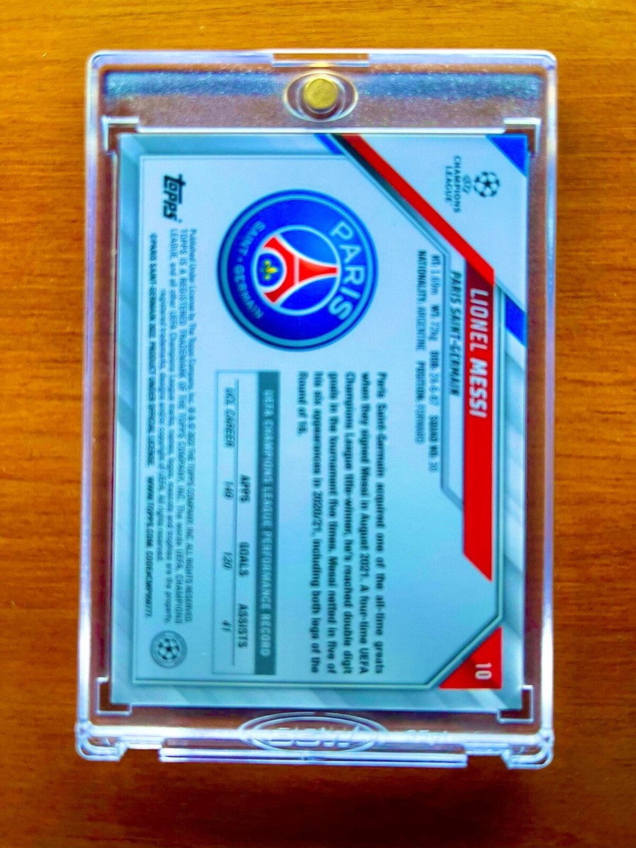Lionel Messi RARE SPARKLE REFRACTOR TOPPS INVESTMENT CARD SSP