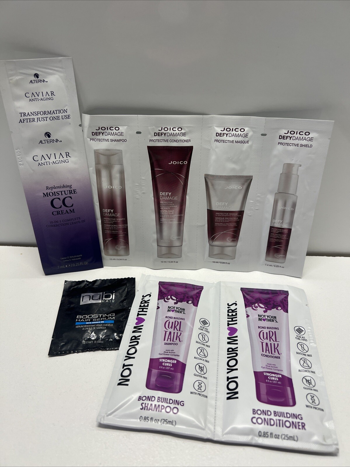 Luxury Hair Care Sample Set for Healthy Shiny Locks  