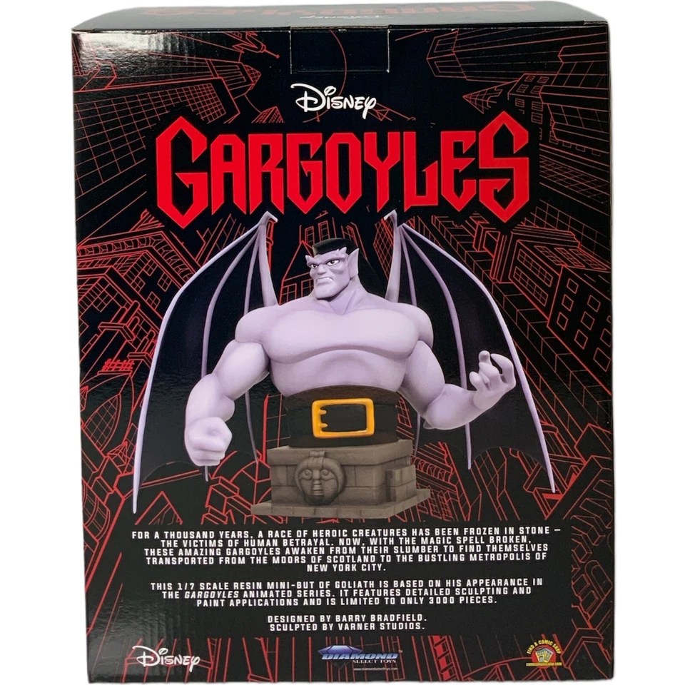 Disney’s Diamond Select Gárgolas 10 pulgadas Busto Estatua Goliat Escala 1/7 Sellado Foto 2 de 3