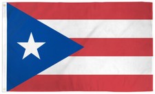 3x5 Puerto Rico Rican UltraBreeze 5x3ft Poly Flag Grommets Super Polyester 100D