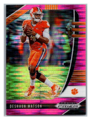 2020 Panini Prizm Draft Picks - Deshaun Watson #34 Pink Pulsar Prizm TC7282
