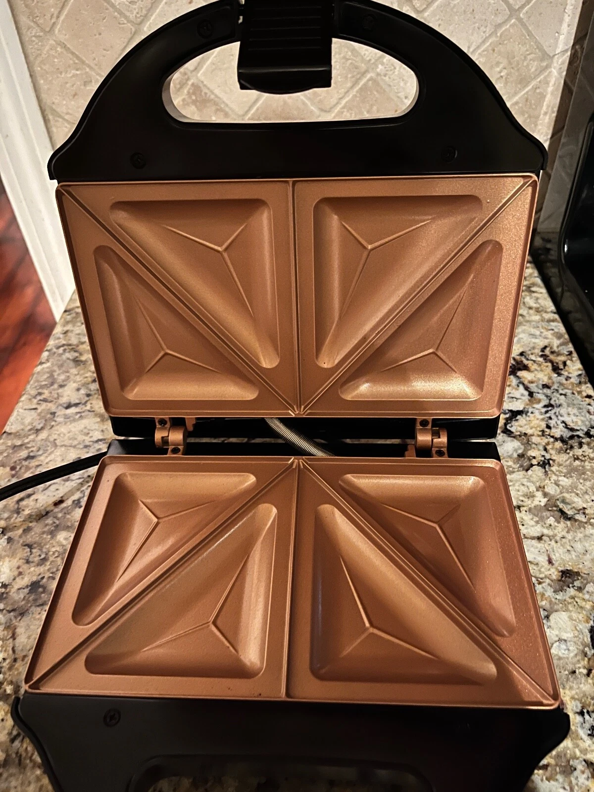 GOTHAM STEEL NON-STICK TITANIUM COPPER CERAMIC SANDWICH GRILL - NEW IN BOX