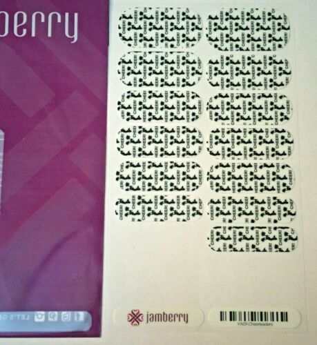 Jamberry Nail Wraps Half Partial Sheet Cheerleaders - Picture 1 of 2