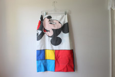 90s Vintage Mickey Mouse Red Blue Standard Pillow Case Minnie Mouse Disney Kids