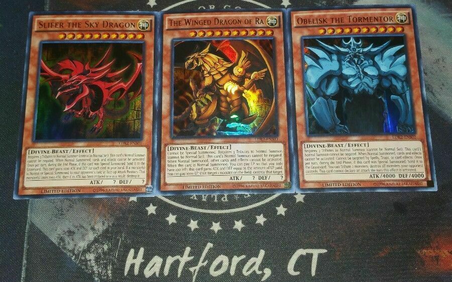 Yu-Gi-Oh! Legendary Decks II Ultra- egyptian God Card Set LDK2 + Bonus |  eBay