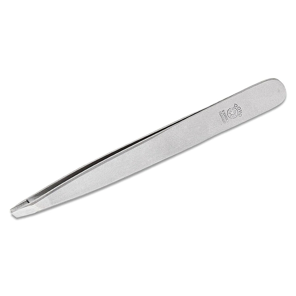 Dovo Tweezers SlantTipped Stainless Construction 3.75" Overall Made in