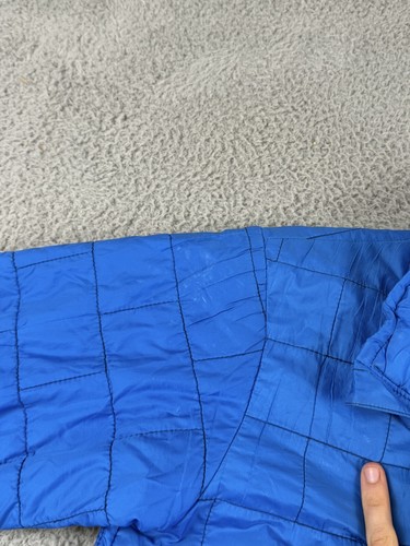 Patagonia Nano Puff Jacket Youth XL 14 Blue Zip Insulated Coat FLAWS Boys Kids - Picture 5 of 17