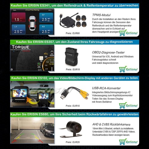 64GB 8-Kern Android 14 Autoradio GPS Navi Opel Corsa Vivaro Antara Zafira Vectra - Bild 18 von 23