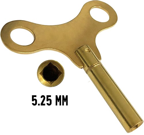 RADIATOR KEY SOLID BRASS PLUMBING BLEED AIR SQUARE KEY 9 SIZES 4 - 6MM - Picture 17 of 24