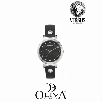 UHR LEDERARMBAND STAHL VERSUS VERSACE KOLLEKTION MARION VSPEO0119