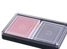 Royal Plastic Playing Cards, Waterproof Card. Set of 2 Decks (1 Red and 1 Black)