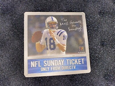 Peyton Manning NFL Sunday Ticket Coaster Direct TV Colts 2003 stats