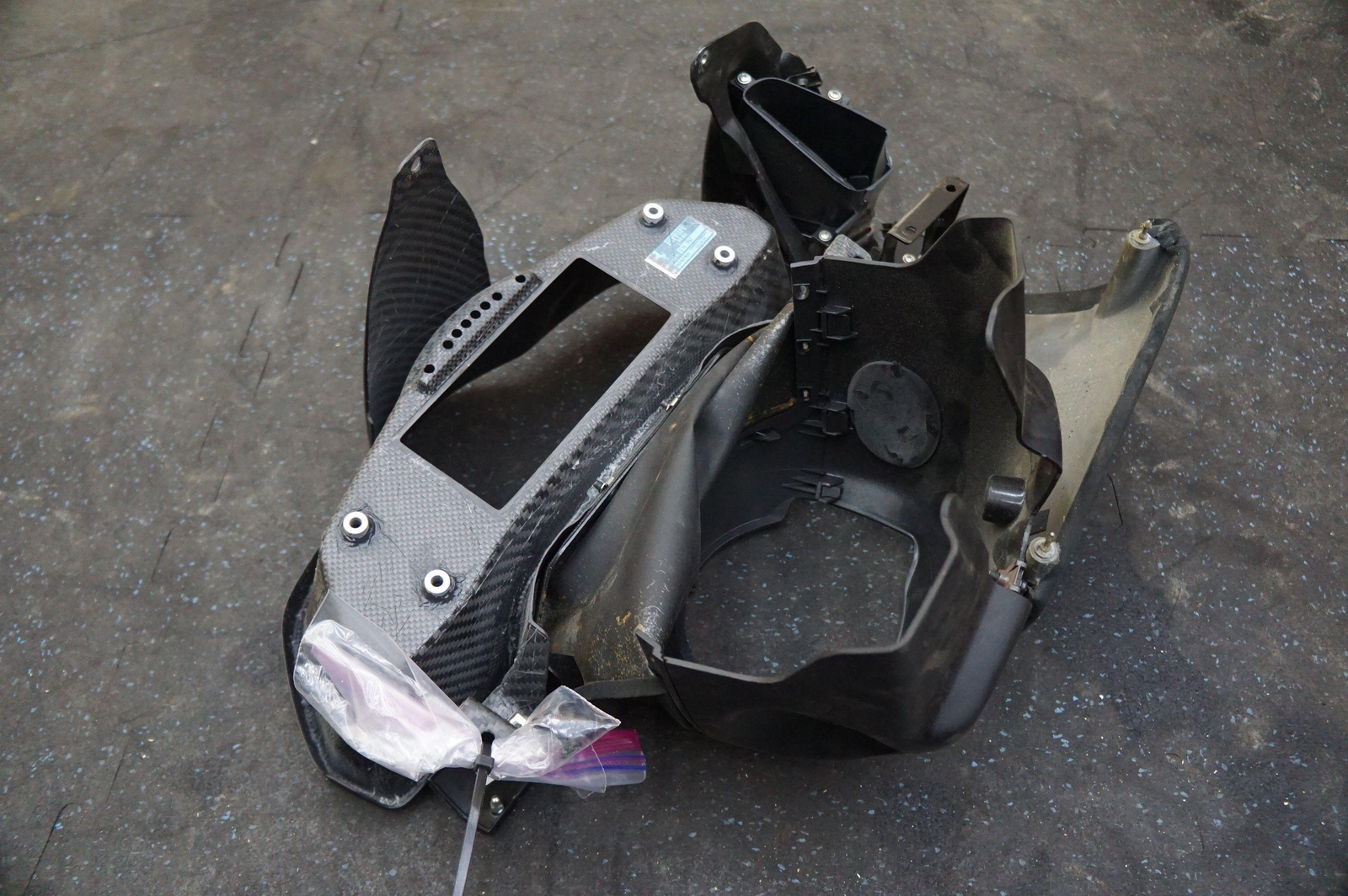 Speedometer Cluster Dash Trim Carbon Fiber 83507800 OEM Ferrari 458 Challenge