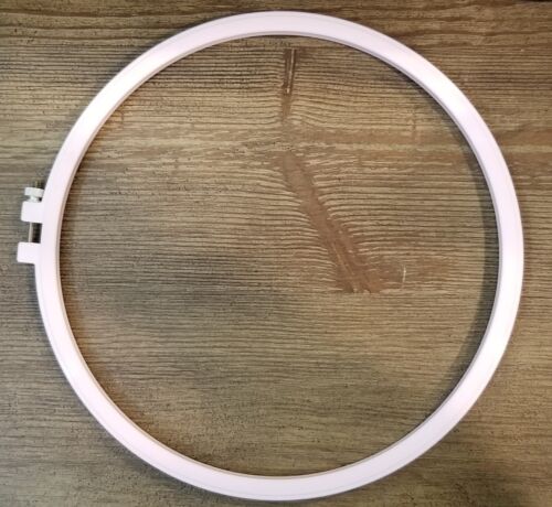 Pink Embroidery Hoop, Cross Stitch Hoop Round Plastic - Picture 2 of 5