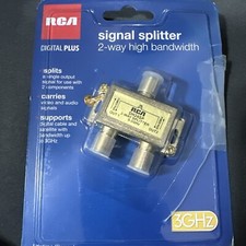 signal splitter digital plus 2 way high bandwidth 3GHZ RC new open box