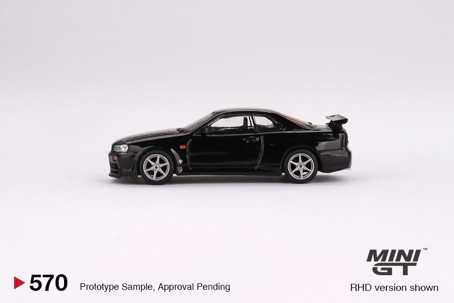Mini GT 1:64 Nissan Skyline GT-R (R34) V-Spec Black Pearl Mini GT 1:64 Nissan Skyline GT-R (R34) V-Spec Black Pearl