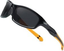 DUCO Kids Sunglasses for Boys Girls Youth Sports Polarized Sunglasses