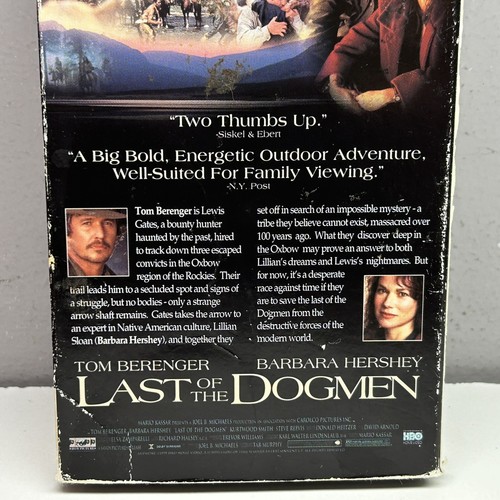Last of the Dogmen VHS 1995 Video Tape Tom Berenger Barbara Hershey USA - Picture 11 of 13