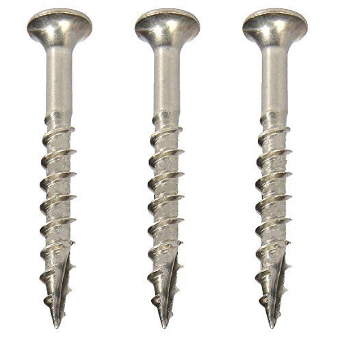 #6 X 1-5/8" Deck Screws Stainless Steel Square Drive Wood/Composite Qty 1000 - Picture 4 of 4