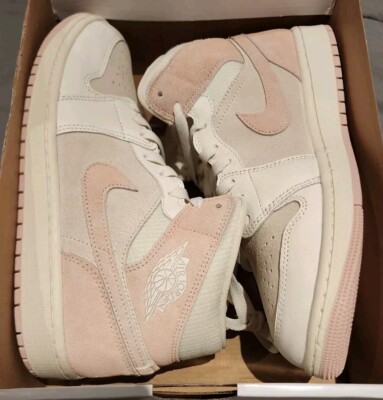 Nike Air Jordan 1 Mid Coconut Milk Sail Legend Pink FQ1926-161
