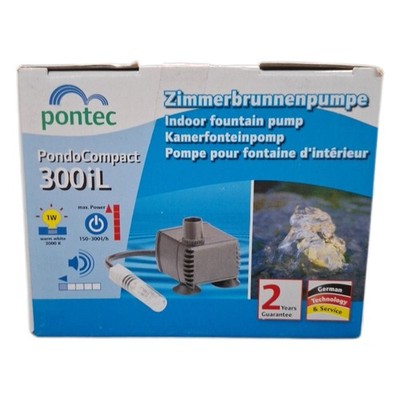 Pontec 57502 PondoCompact 300iL - Indoor-Statuenbrunnenpumpe, kompakte Brunnenpu