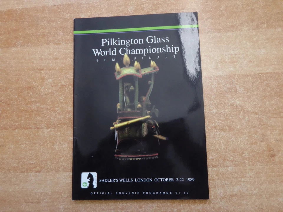 Semifinal WM Matches London 1989 Pilkington Programmmheft - Bild 1 von 1