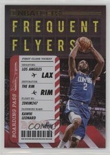 2020-21 Panini NBA Hoops Frequent Flyers Holo Kawhi Leonard #13 07rd