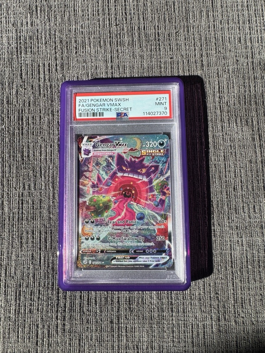 Gengar VMAX (Alternate Art Secret) 271/264 Swsh08: Fusion