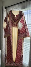Palestinian Women Thobe Size 3 Embroidered Tatreez Long Sleeve Made In Palestine