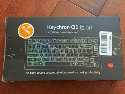 KEYCHRON Q1 A 75% MECHANICAL KEYBOARD VERSION 2 KNOB VERSION
