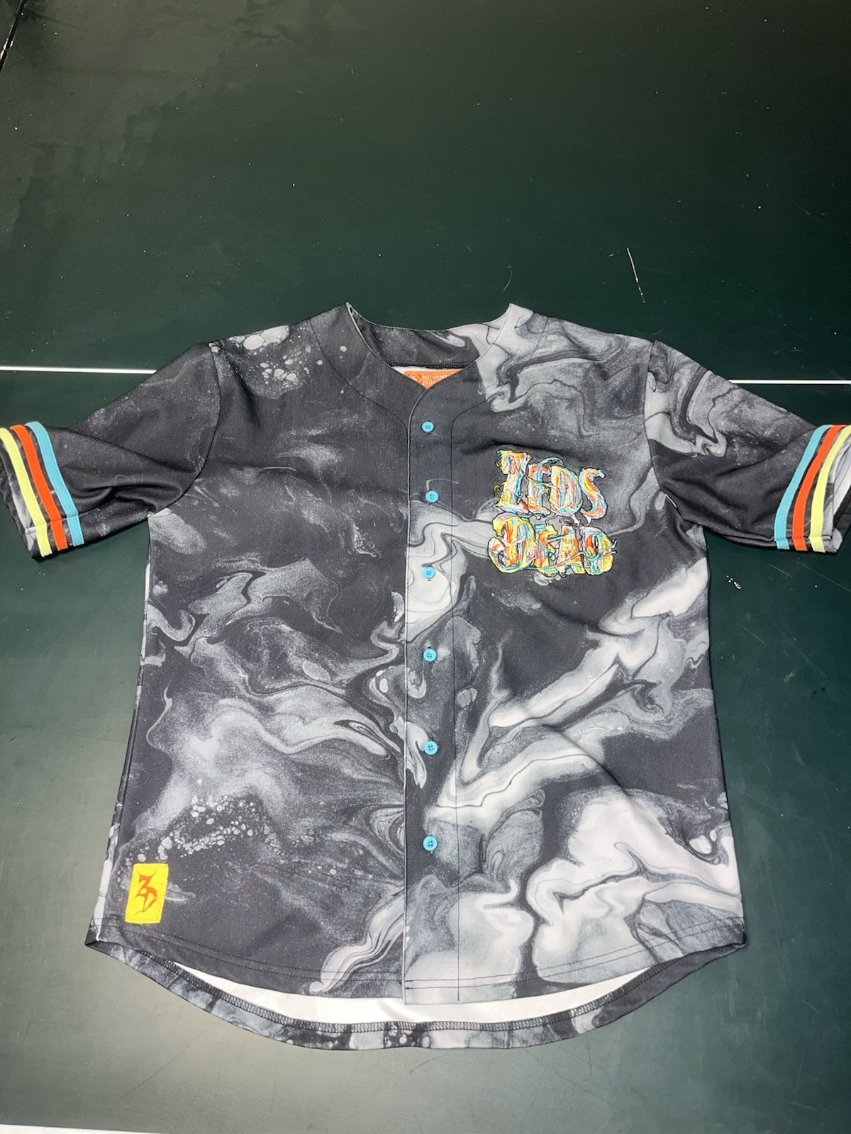 Colorful Baseball Jersey Euc