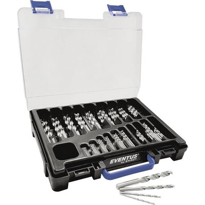 Exact 32286 Metall-Spiralbohrer-Set 120teilig 1 mm, 1.5 mm, 2 mm, 2.5 mm, 3 mm,
