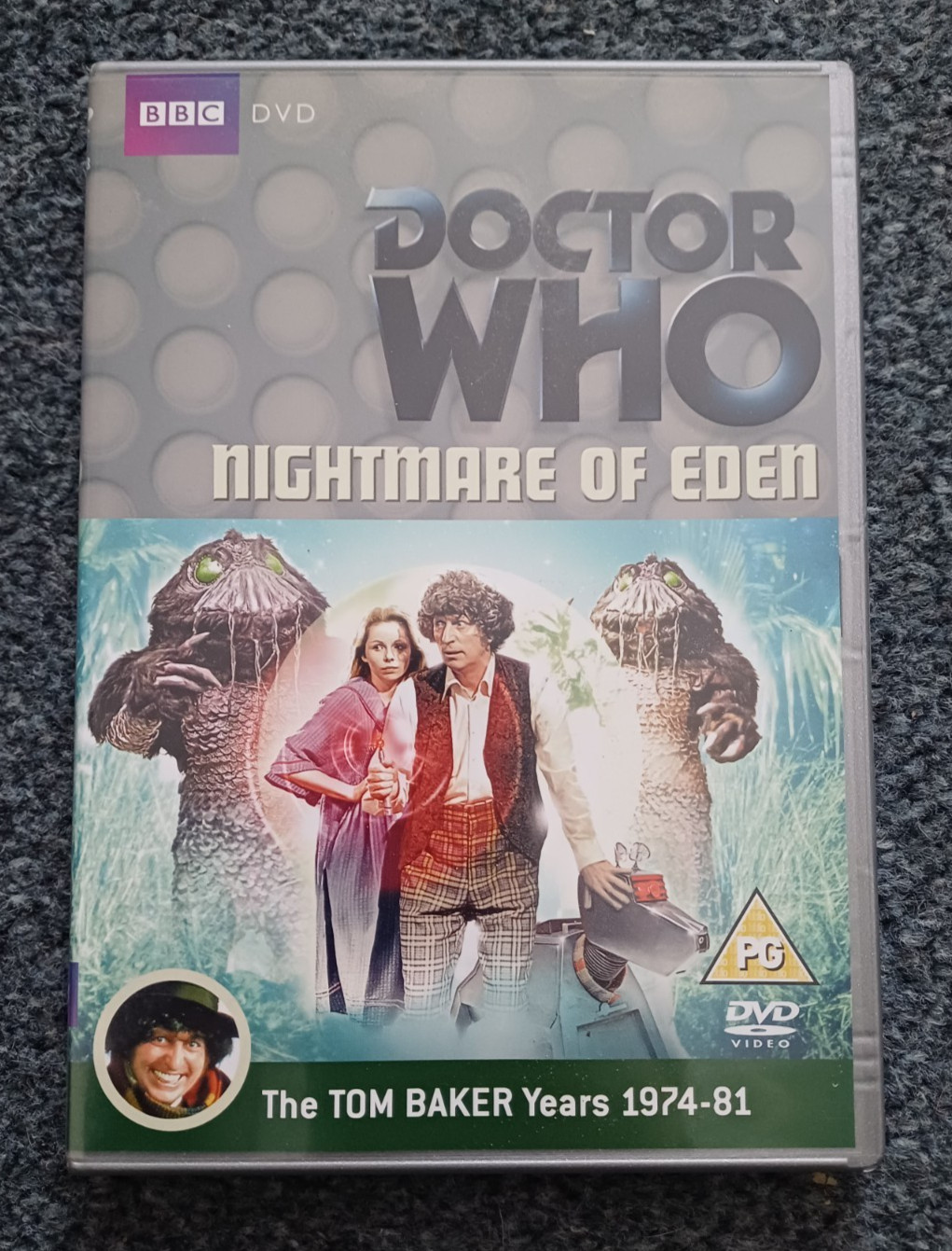 DOCTOR WHO NIGHTMARE OF EDEN DVD Tom Baker. Silver Case - DISC MINT