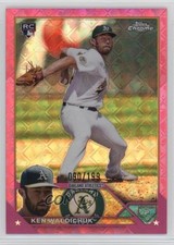 2023 Topps Chrome Logofractor Edition Pink Refractor /199 Ken Waldichuk #52 zi1