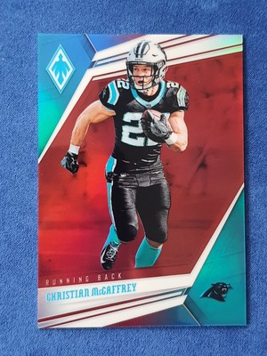 2018 Panini Phoenix #82 Christian McCaffrey Carolina Panthers Red Parallel /299