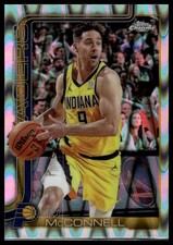 2025-26 Topps Chrome #11 T.J. McConnell RayWave Refractor