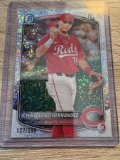 2025 Bowman 1st Chrome Ichiro Cano Hernandez Speckle  /299 Reds SP