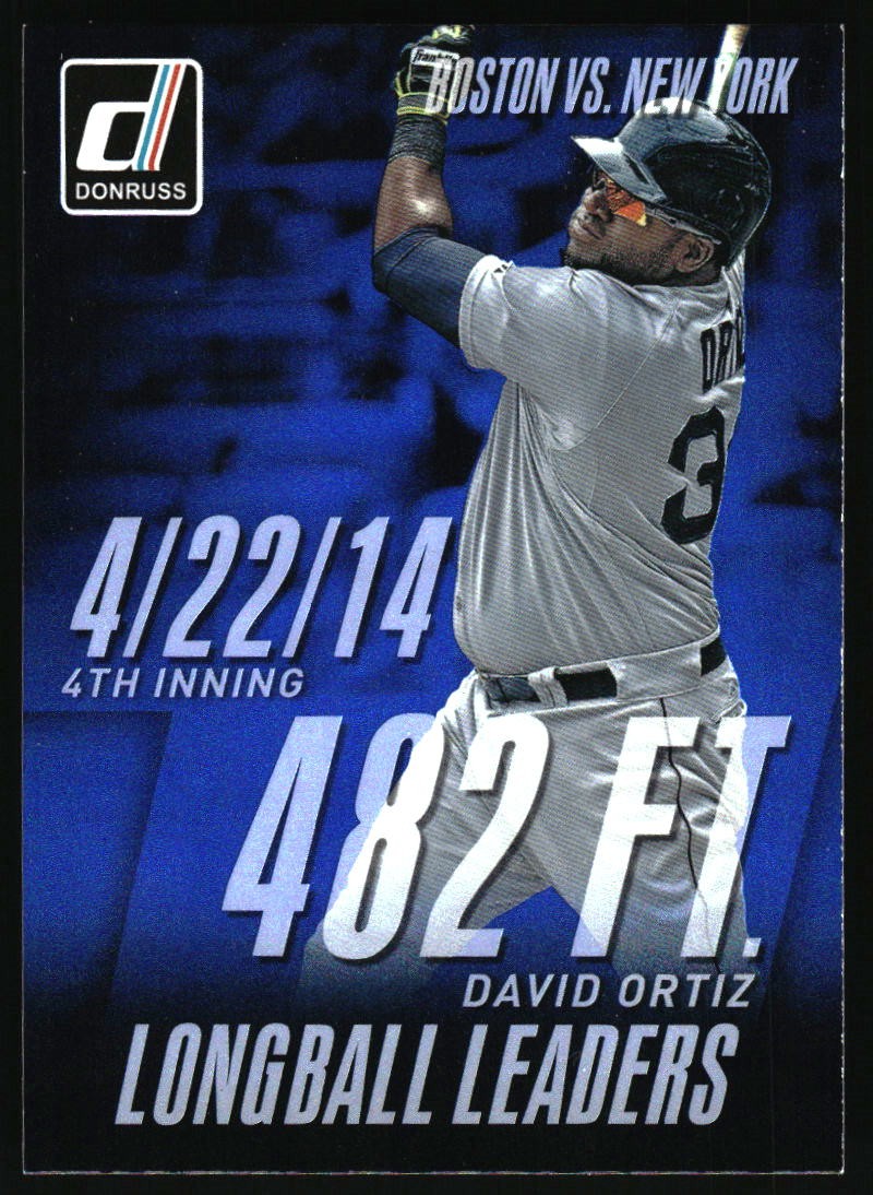 2015 Donruss #3 David Ortiz Longball Leaders