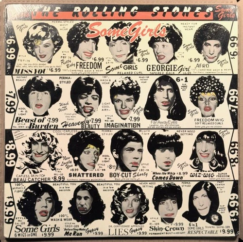 Vintage 1978 THE ROLLING STONES COC 39108 SOME GIRLS Die-Cut FACTORY SEALED  LP