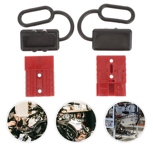 1 Pair Double Pole Connector Quick Connect/ Disconnect Plug for Recovery Winch - Picture 7 of 12