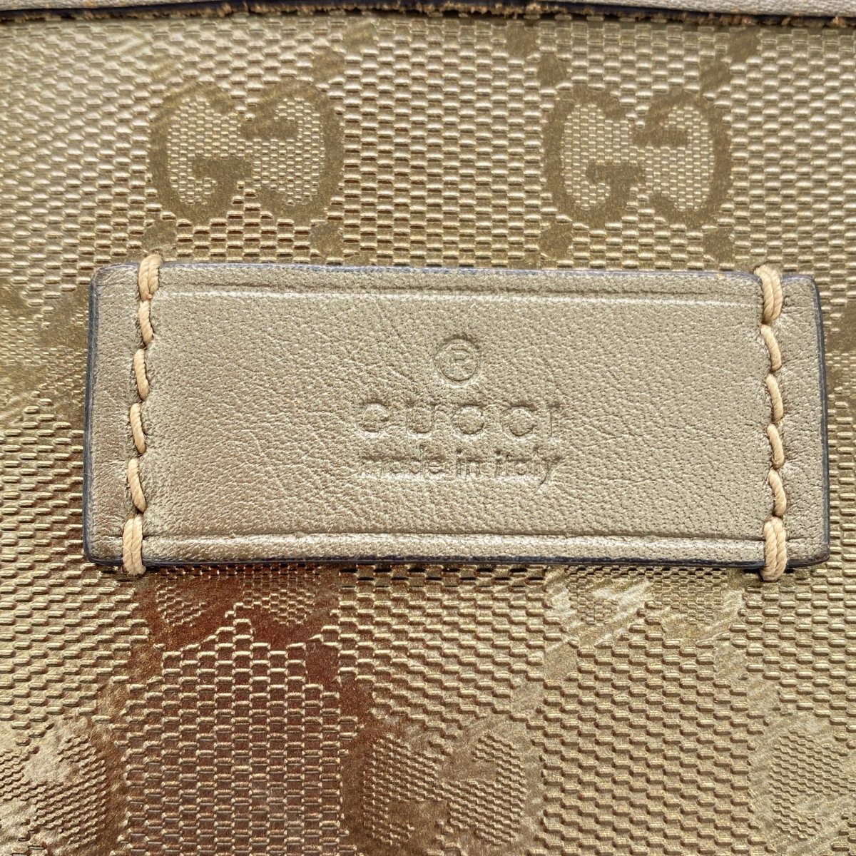 GUCCI GG Canvas metallic Tote Bag 211133 gold IT8YPYPSHL34 884281 thumbnail 5