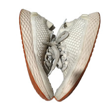 No Bull Diamond Mesh Runner White Breathable Sneakers Men 9.5 Women's 11