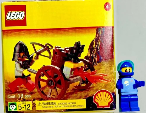 LEGO (2538) Castle: Fright Knights Fire Cart Shell #4 New Sealed Retired Wagon