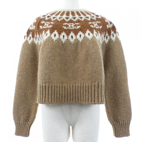 Authentic Celine Triomphe Crew Neck Sweater 2ADJ7823V Knit #230-000-456-6983
