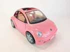 Vintage 2000 Mattel Barbie VW Volkswagen Beetle Bug Pink Car