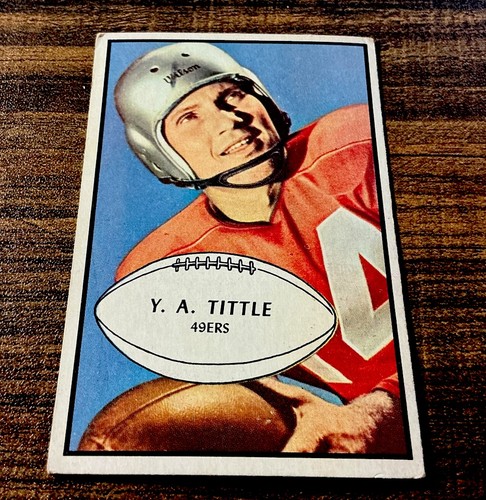Y. A. Tittle #56 1953 Bowman card